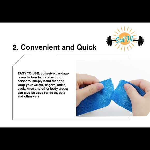 Self adherent Tape.Bandage tape.Weightlifting tape - Picture 4 of 6